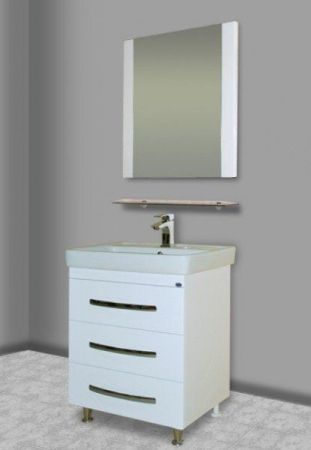 Тумба под раковину Bellezza Рокко 70 4635311660016 Белая, артикул 4635311660016