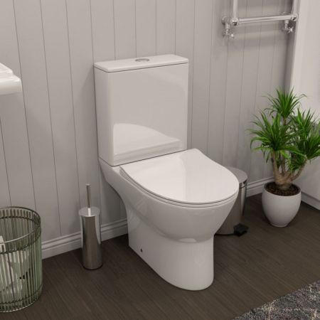 Унитаз напольный WesnaArt OCEAN 102-OCE12, белый, артикул 102-OCE12