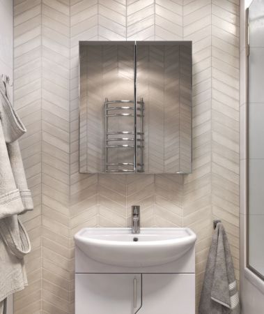 Зеркальный шкаф VIGO Grand zsh.GRA.55, 55 см, артикул zsh.GRA.55