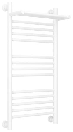 Полотенцесушитель, Сунержа, Богема +, с 1 полкой, водяной, ширина, мм-450, глубина, мм-213, высота, мм-862, межосевое расстояние-400, подключение-диагональное/нижнее/вертикальное, температура теплоносителя-до 95°С, мощность-Вт-421, присоединительный разме, артикул 30-0223-8040