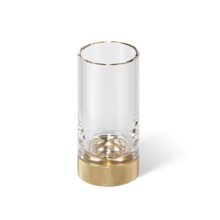 Decor Walther Club SMG Стакан настольный, прозрачное стекло, цвет: золото матовое, артикул 0854882