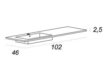 Мебель для ванной CEZARES AVRIL, артикул 54405