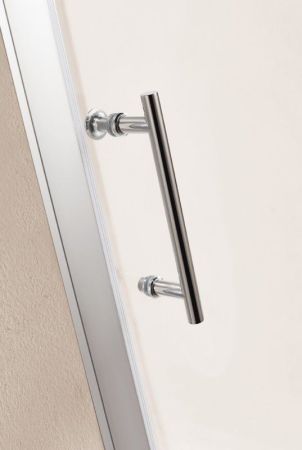 Душевая шторка на ванну CEZARES ECO-O-VF-2, артикул ECO-O-VF-2-170/145-P-Cr