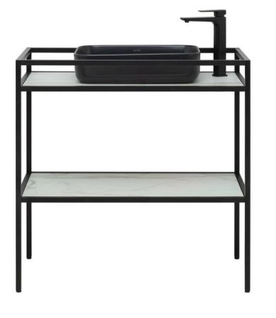 Консоль под раковину Allen Brau Liberty 90 1.33004.BB черный браш, артикул 1.33004.BB