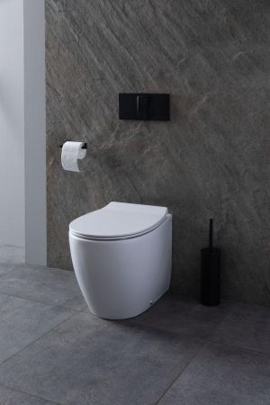 Чаша приставного унитаза Allen Brau Fantasy 4.11007.20 белый глянец, артикул 4.11007.20