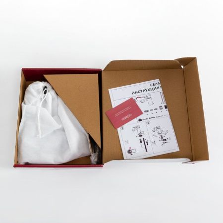 RELAX-LS2-NOP Смеситель для раковины однорычажный с донным клапаном, черный матовый, артикул RELAX-LS2-NOP