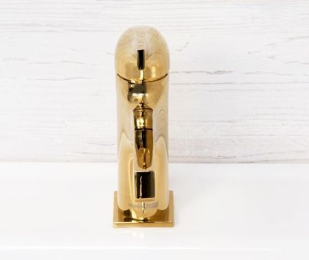 Смеситель для раковины WasserKRAFT Sauer 7103 Золото глянцевое