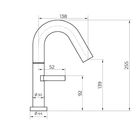 Cмеситель для раковины Knotlor SS-30/RB, бронза, артикул SS-30/RB
