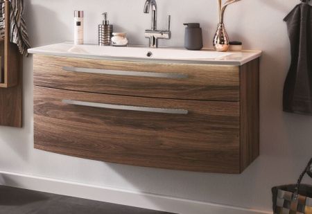 Puris Speed, тумба под раковину 1200 мм, цвет дуб чарлстон, артикул WUA351214(680/180)