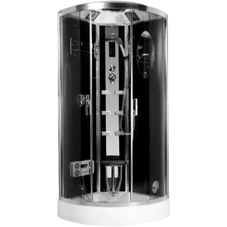 Душевая кабина Niagara NG-902 100x100 стекло тонированное задние стенки Черные, артикул 9020135