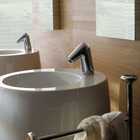 Laufen Alessi One Свободностоящая  раковина 530х530х850мм без отв. под смеситель, с покр. LLC, цвет: белый Laufen Alessi One Свободностоящая  раковина 530х530х850мм без отв. под смеситель, с покр. LLC, цвет: белый