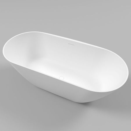 Ванна WHITECROSS Coral X 170x77 (белый мат) иск. камень