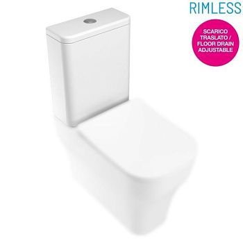 Olympia Synthesis Eco, бачок для моноблока, включая механизм смыва, цвет белый глянцевый