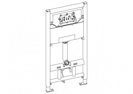 Инсталляция для подвесного унитаза BELBAGNO BB001-120, артикул BB001-120/BB014-SR-BIANCO