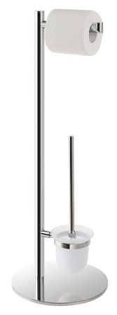 Стойка OMEGA с держателем туалетной бумаги и туалетной щеткой, артикул 104836012