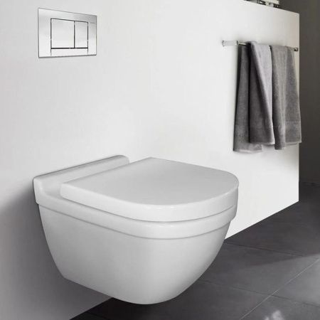 DURAVIT STARCK 3 Унитаз подвесной 620х370 мм., вертикальный смыв, с креплением Durafix, WonderGliss, цвет белый