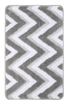 Коврик для ванной комнаты FIXSEN RIVER FX-5004K, серый