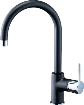 Rivelato Смеситель для кухни Orta U-обр. D-35мм antracite cromo арт.