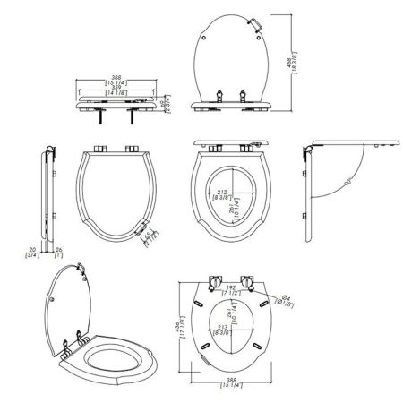 Devon Westminster Сиденье для унитаза из массива светлого дуба,петли хром, микролифт, артикул 3IBSEQUEWCR