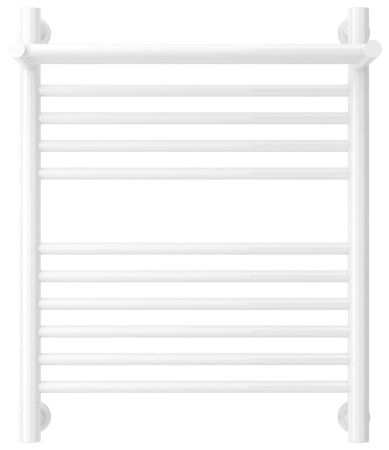 Полотенцесушитель, Сунержа, Богема +, с 1 полкой, водяной, ширина, мм-550, глубина, мм-213, высота, мм-662, межосевое расстояние-500, подключение-диагональное/нижнее/вертикальное, температура теплоносителя-до 95°С, мощность-Вт-357, присоединительный разме, артикул 12-0223-6050