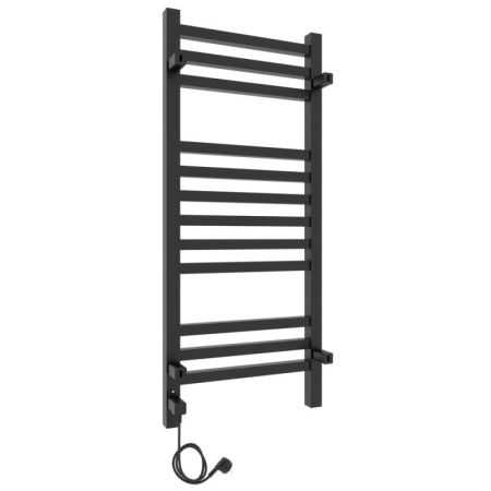 Полотенцесушитель электро "Астор ЧКЧ12 350х900", черный муар, правый