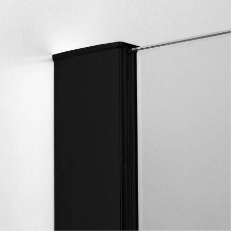 Душевое ограждение NEW TRENDY NEW RENOMA BLACK L 120x100x195 D-0207A/D-0112B (черный), артикул D-0207A/D-0112B