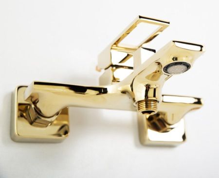 LUCE Смеситель для ванны и душа, золото LUC-VAS-ORO, артикул LUC-VAS-ORO