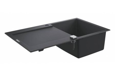 Мойка GROHE K500 с одной чашей, 860 x 500 мм, черный гранит (31644AP0)