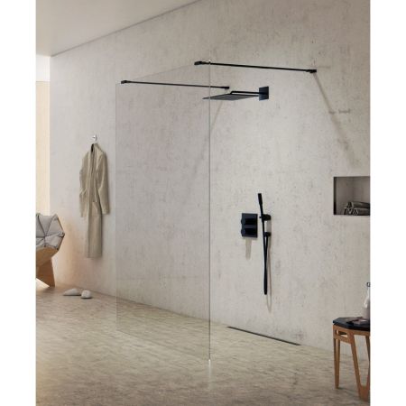 Душевое ограждение NEW TRENDY NEW MODUS BLACK 100x200 EXK-0083 (черный), артикул EXK-0083