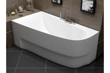 Ванна акриловая левосторонняя Vayer BOOMERANG Гл000010848, 160x90, артикул Гл000010848