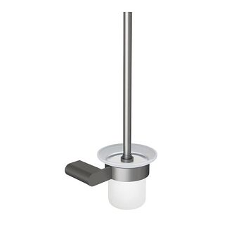 Ершик для унитаза Knotlor TB102GM, оружейная сталь