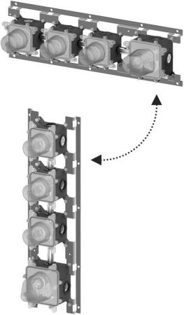 Скрытая монтажная часть для смесителя Paffoni Modular Box MDBOX019, артикул MDBOX019