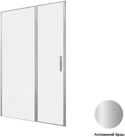 Душевая дверь Allen Brau Priority 140 3.31035.BA серебро браш, артикул 3.31035.BA