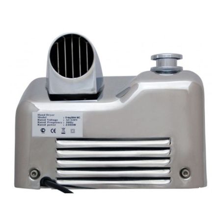 Сушилка для рук G-Teq 8844 MC 2,3 кВт антивандальная Хром