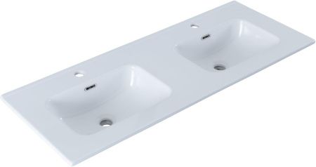Раковина Aquanet Flat 120 (двойная) белая Раковина Aquanet Flat 120 (двойная) белая