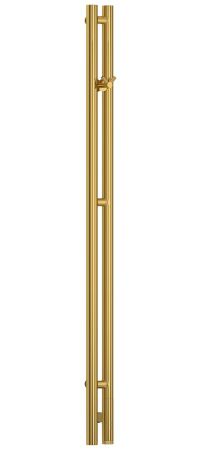 Полотенцесушитель, Сунержа, Нюанс 3.0, электрический, ширина, мм-85, глубина, мм-105, высота, мм-1200, терморегулятор, подключение-справа, материал-нержавеющая сталь, цвет-золото, в комплектацию входит один двойной крючок (вешалка «Виктория»)
