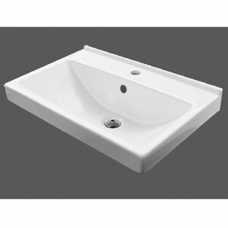 Тумба с раковиной Comforty Никосия 60Н 4142203 Дуб белый, артикул 4142203