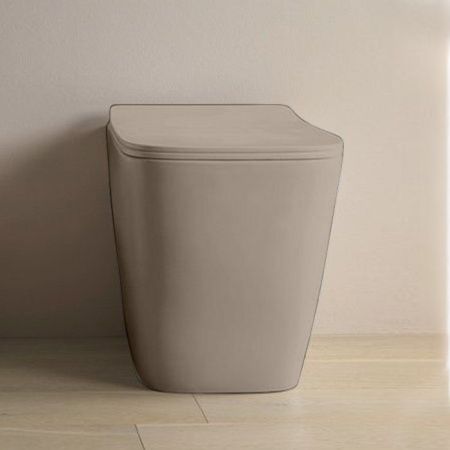 Artceram A16 Унитаз напольный, 52,5х36см, безободковый, слив универсальный, с крепежом, цвет: matera, артикул ASV004 41 00 matera