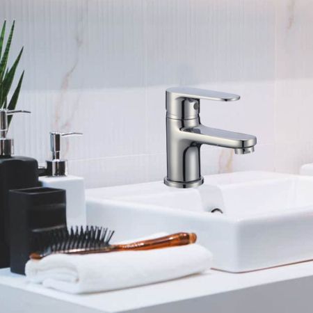 Смеситель для раковины WesnaArt NATUR NAT07-210, хром