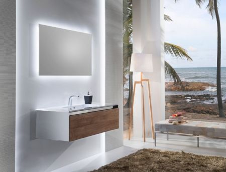 Зеркало SanVit Кубэ 70 zkube070 с подсветкой с сенсорным выключателем