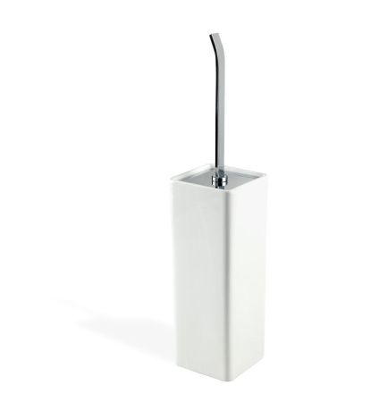 Stil Haus Gea, напольный керамический ёрш, цвет золото - белая керамика