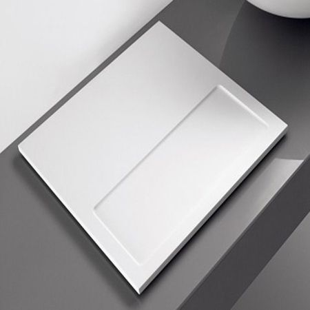 Agape Surf Мыльница/лоток, 40см, цвет: белый Cristalplant, артикул ACOM0626Z