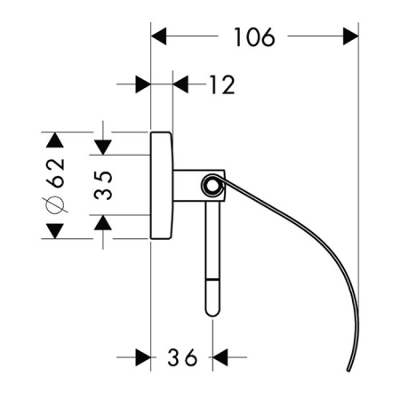 HG Logis Держатель для туалетной бумаги, цвет: шлифованный никель, артикул 40523820