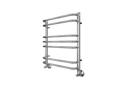 Полотенцесушитель водяной Aquatek (Акватек) Пандора П7 500х600 мм, подключение нижнее/диагональное, сверхпрочная пищевая нержавеющая сталь AISI 304L, гарантия 10 лет, артикул AQ RRС0760CH