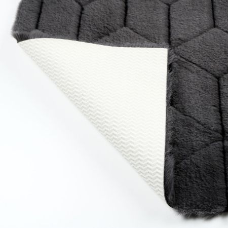 Коврик для ванной комнаты FIXSEN DIAMONT FX-9050V, графит, артикул FX-9050V