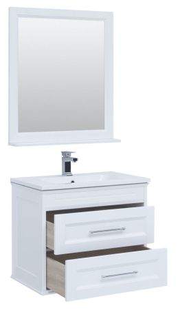 Мебель для ванной Aquanet Бостон М 80 белый( лит. мрамор), артикул 00259387