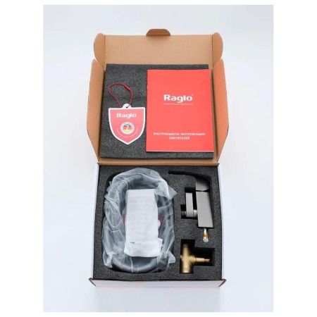 Гигиенический душ со смесителем встраиваемый Raglo R02.54.09, графит