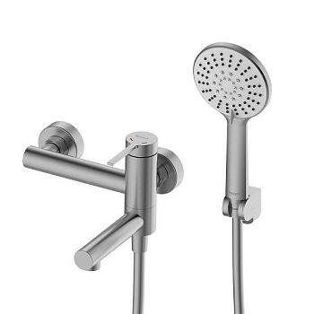 Смеситель Rossinka для ванны с поворотным изливом (RSF-1722S-SSN)