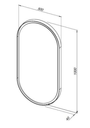 Зеркало Allen Brau Infinity 50 1.21016.BL черный, артикул 1.21016.BL