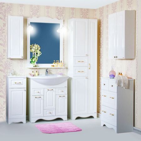 Тумба под раковину Бриклаер Анна 75 Белая